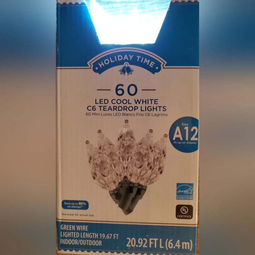 Holiday Lights Indoor & Outdoor LED Cool White